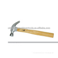 american type and british type claw hammer with wooden handle